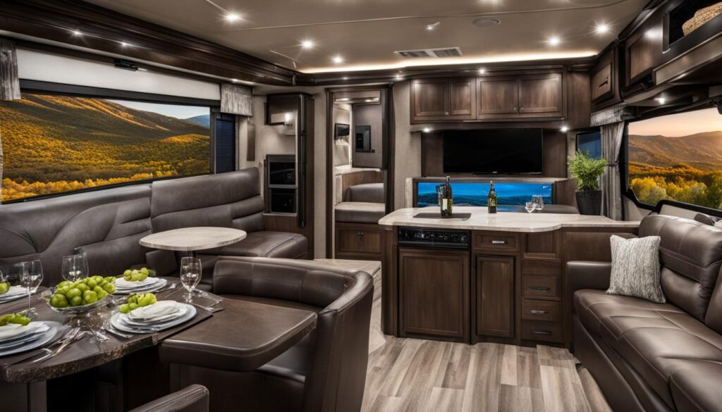 Luxury RV and motorhome trends