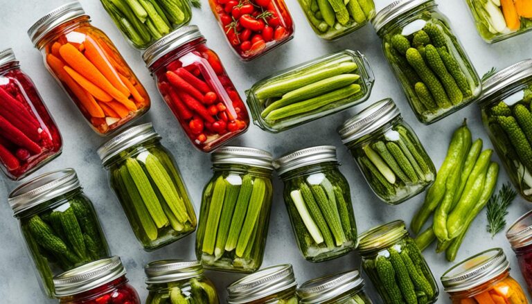 Food preservation techniques: Pickling and fermenting