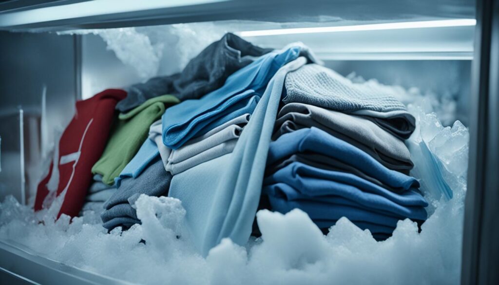 Freezing Clothes