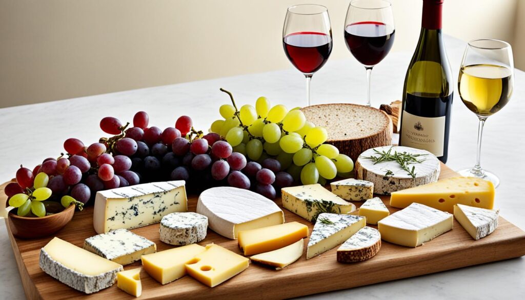 ideal wine and cheese matches